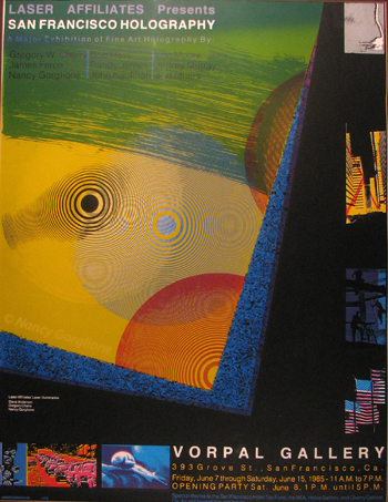 SF Holography Poster N Gorglione printed by Jos Sances